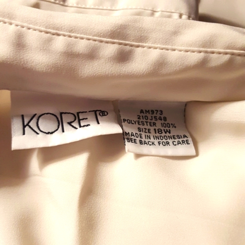 Kcoret Womens Button Up Blouse Size 18W - Picture 7 of 8